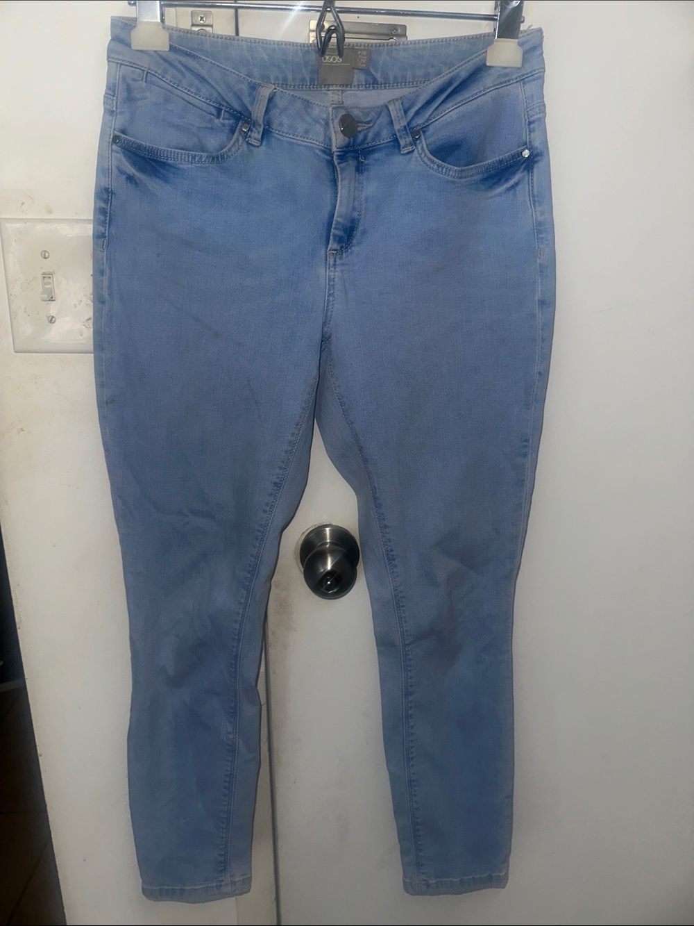 ASOS Petite Cropped Light Wash Jeans